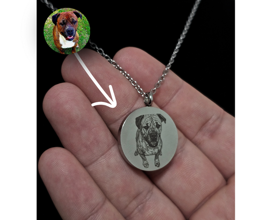 The Double Sided Portrait Medallion Necklace