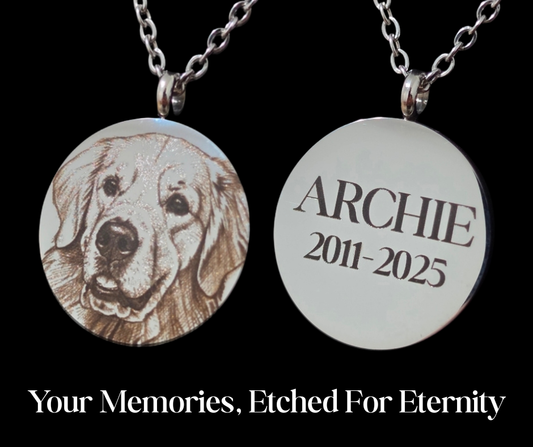 The Double Sided Pet Portrait Medallion