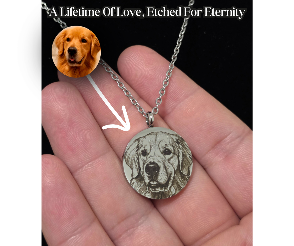 The Double Sided Pet Portrait Medallion